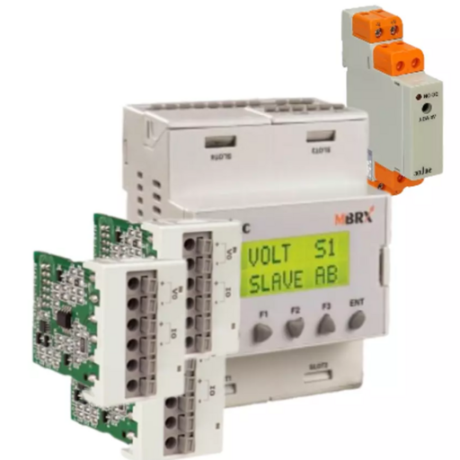 PLC csomag 4 modulos (Alapmodul + kijelző + 12 digitális bemenet + 8 digitális kimenet)